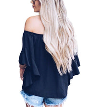 Load image into Gallery viewer, Off The Shoulder Knot Front Top