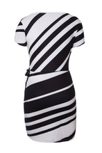 Load image into Gallery viewer, Stripe Knot Sheath Dress