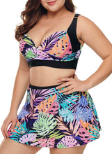 Load image into Gallery viewer, Tropical Skirted 2pcs Swimsuits
