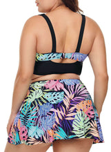 Load image into Gallery viewer, Tropical Skirted 2pcs Swimsuits