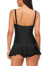 Load image into Gallery viewer, Spaghetti Straps Frilled Skirted Swimsuit Maillot