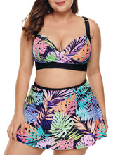 Load image into Gallery viewer, Tropical Skirted 2pcs Swimsuits