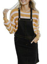 Load image into Gallery viewer, Buttoned Jeans Overall Dress