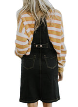Load image into Gallery viewer, Buttoned Jeans Overall Dress