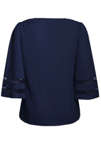 Load image into Gallery viewer, Flare Sleeve V Neck Loose Blouse