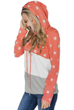 Load image into Gallery viewer, Splice Colorblock Drawstring Hoodie