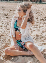 Load image into Gallery viewer, U-neckline High Waist Printed Tankinis
