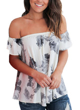 Load image into Gallery viewer, Floral Off Shoulder Blouse