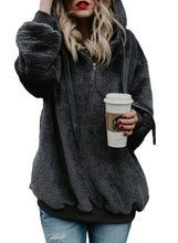 Load image into Gallery viewer, Warm Furry Pullover Hoodie
