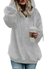 Load image into Gallery viewer, Warm Furry Pullover Hoodie