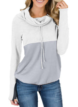 Load image into Gallery viewer, Colorblock Thumbhole Sleeved Sweatshirt