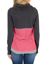 Load image into Gallery viewer, Colorblock Thumbhole Sleeved Sweatshirt