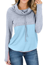 Load image into Gallery viewer, Colorblock Thumbhole Sleeved Sweatshirt