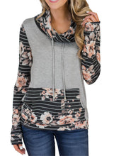 Load image into Gallery viewer, Floral Striped Sweatshirt
