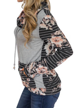 Load image into Gallery viewer, Floral Striped Sweatshirt