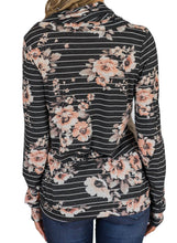 Load image into Gallery viewer, Floral Striped Sweatshirt