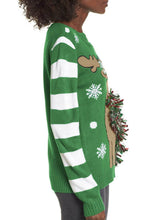 Load image into Gallery viewer, Festive Reindeer Christmas Sweater