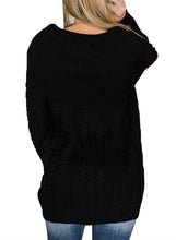 Load image into Gallery viewer, Fold Over Poncho Style Sweater