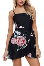 Load image into Gallery viewer, Womens Ruffle Wrap Floral Sundress