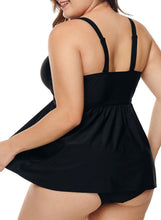 Load image into Gallery viewer, V Neck High Waisted 2pcs Swimdress