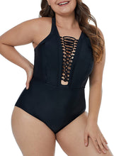 Load image into Gallery viewer, Tropical Crisscross One-piece Swimsuits