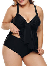 Load image into Gallery viewer, V Neck High Waisted 2pcs Swimdress