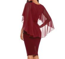 Load image into Gallery viewer, Waist Pleats Rhinestone Detail Midi Dress