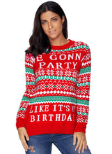 Load image into Gallery viewer, WE GONNA PARTY Ugly Christmas Sweater
