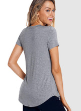 Load image into Gallery viewer, America Flag Eagle Grey Daily T-shirt