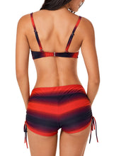 Load image into Gallery viewer, Ombre Shading Push Up Bikini and Boardshort