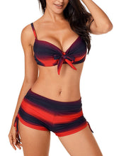 Load image into Gallery viewer, Ombre Shading Push Up Bikini and Boardshort