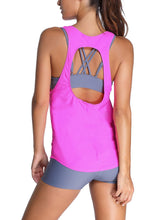 Load image into Gallery viewer, Sports Bra Tankini Swimsuit with Black Vest