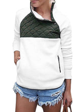 Load image into Gallery viewer, Fleece Asymmetrical Snap Pullover