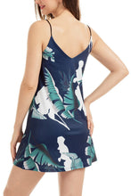 Load image into Gallery viewer, V Neck Halter Printed Casual Short Strap Mini Dress