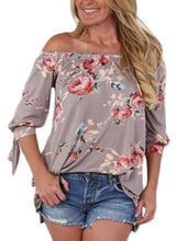Load image into Gallery viewer, Women's Beautiful Elastic Off Shoulder Top