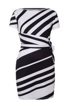 Load image into Gallery viewer, Stripe Knot Sheath Dress