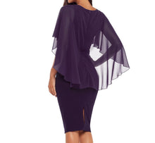Load image into Gallery viewer, Waist Pleats Rhinestone Detail Midi Dress