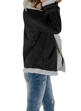 Load image into Gallery viewer, Zip Pockets Faux Suede Jacket