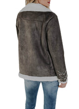 Load image into Gallery viewer, Zip Pockets Faux Suede Jacket