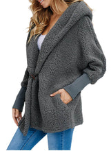 Load image into Gallery viewer, Woolen Fur Horn Button Oversize Jacket