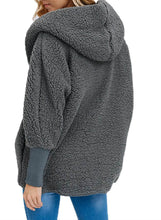 Load image into Gallery viewer, Woolen Fur Horn Button Oversize Jacket