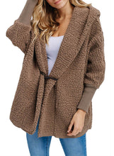 Load image into Gallery viewer, Woolen Fur Horn Button Oversize Jacket