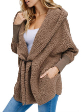Load image into Gallery viewer, Woolen Fur Horn Button Oversize Jacket