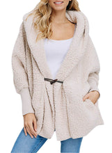 Load image into Gallery viewer, Woolen Fur Horn Button Oversize Jacket