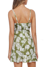 Load image into Gallery viewer, Womens Ruffle Wrap Floral Sundress