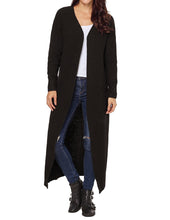 Load image into Gallery viewer, Open Front Knit Long Cardigan