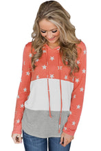 Load image into Gallery viewer, Splice Colorblock Drawstring Hoodie