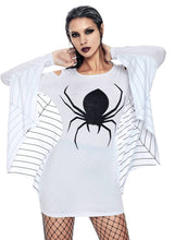 Load image into Gallery viewer, Spiderweb Jersey Tunic Dress
