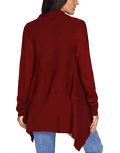 Load image into Gallery viewer, Waterfall Long Sleeve Sweater Cardigan