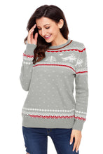 Load image into Gallery viewer, Christmas Reindeer Knit Sweater Winter Jumper